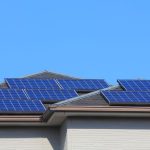 solar power panel residential roof