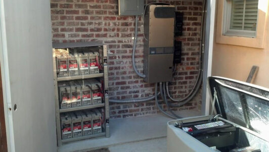 Photo of commercial electrical panel