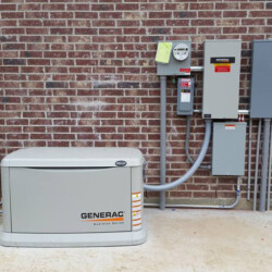 Photo of commercial generator
