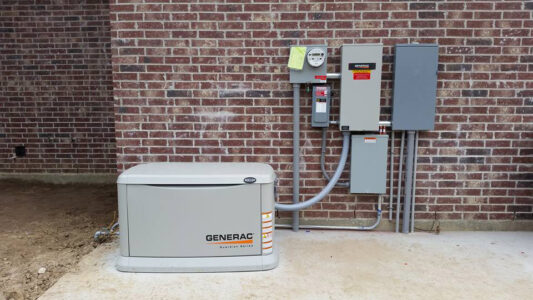 Photo of commercial generator